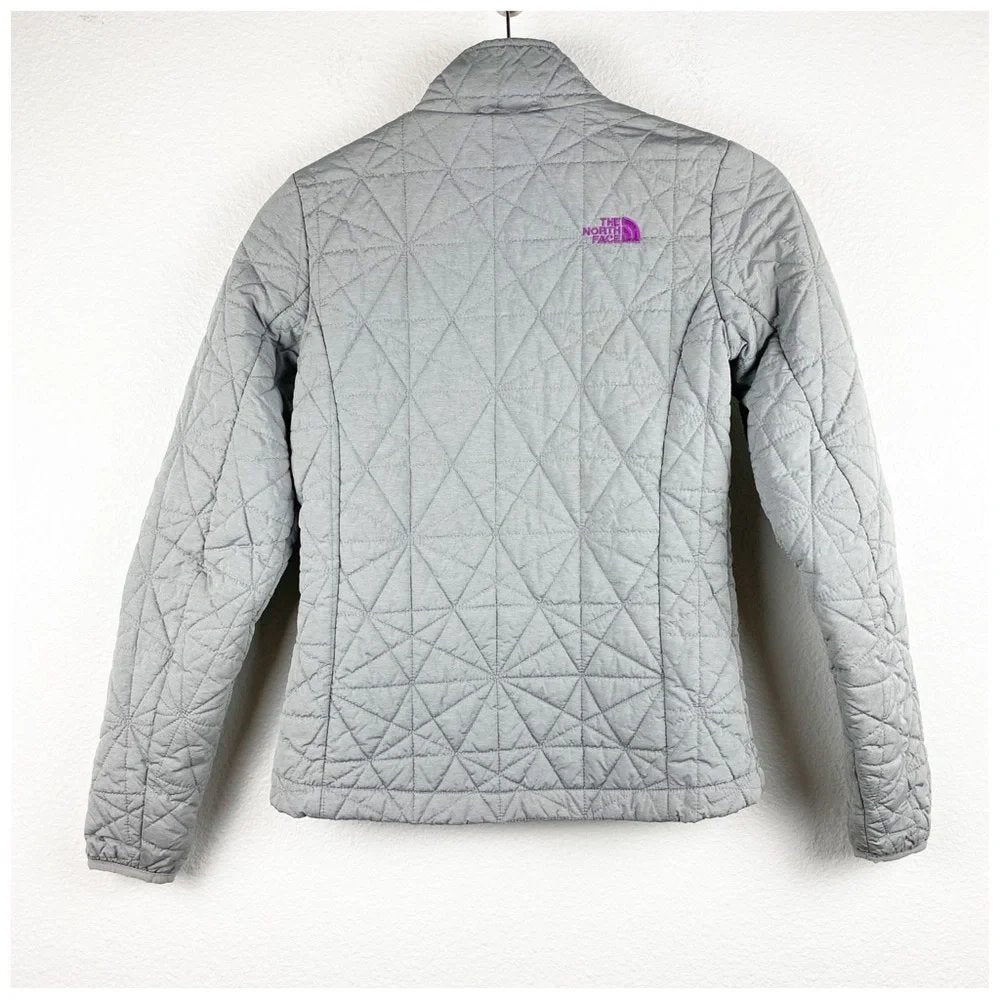 The North‎ Face Tamburello Gray Quilted Jacket - XS