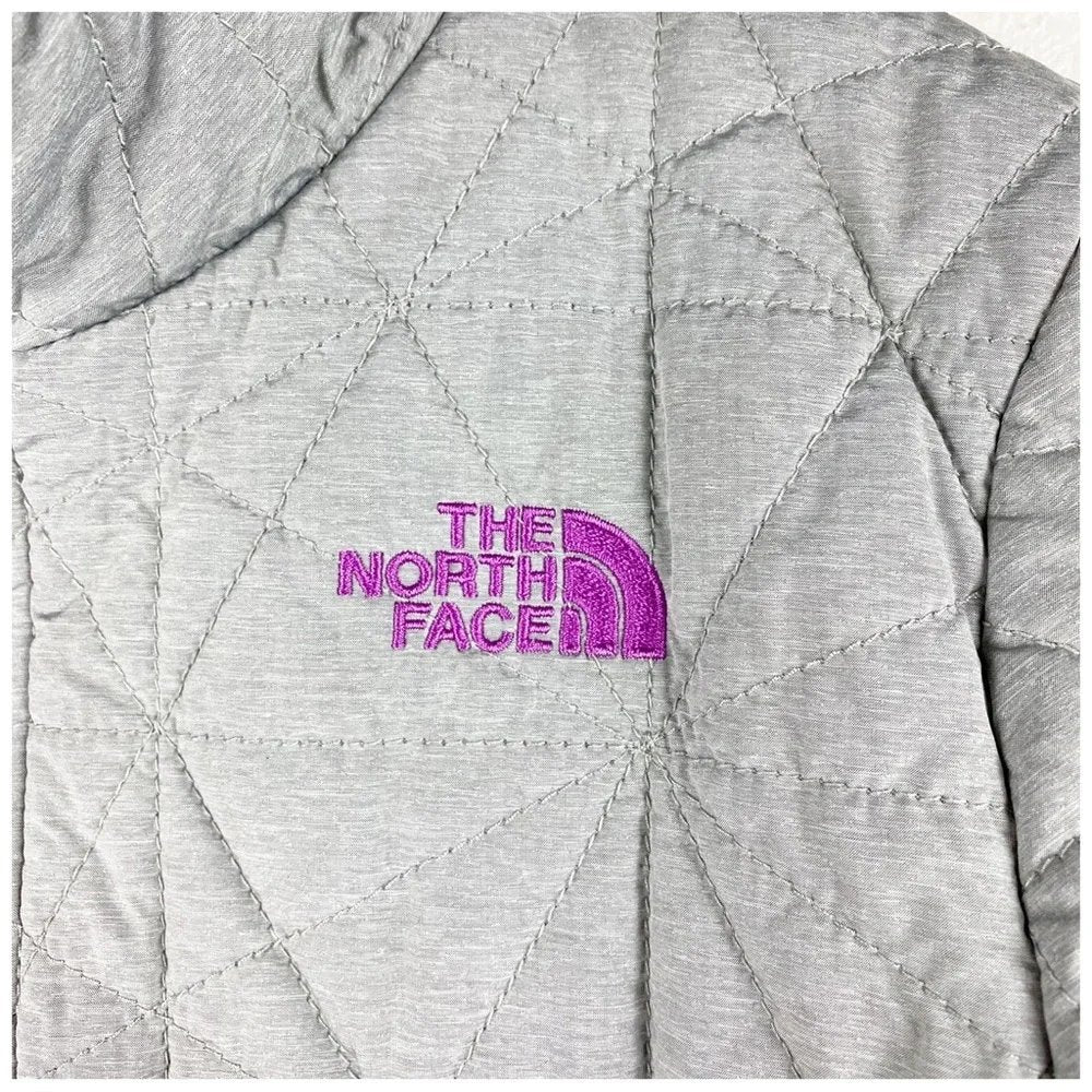The North‎ Face Tamburello Gray Quilted Jacket - XS