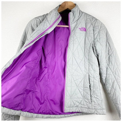 The North‎ Face Tamburello Gray Quilted Jacket - XS