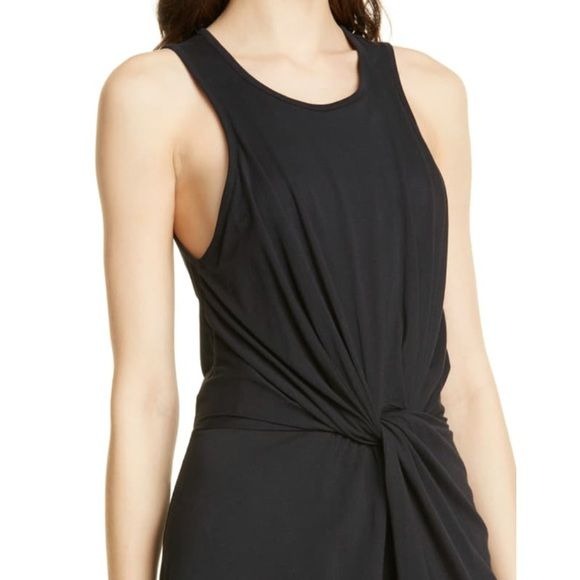 Joie Seamour Twist Front Midi Dress Size XXS