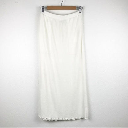 Free People Beach White Ribbed Panama Skirt Set Size Small