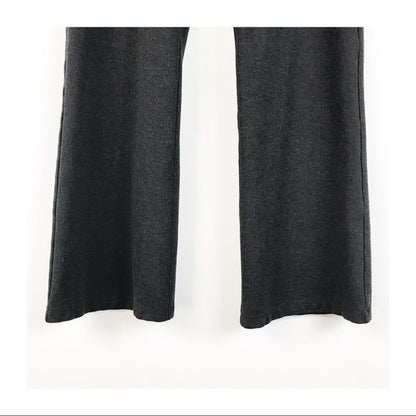 Betabrand Dress Pant Yoga Pants in Charcoal Size Medium Petite