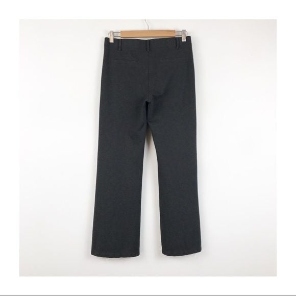 Betabrand Dress Pant Yoga Pants in Charcoal Size Medium Petite