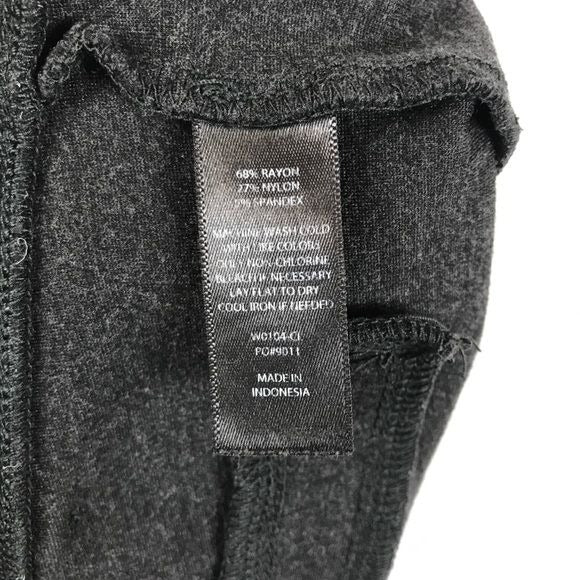 Betabrand Dress Pant Yoga Pants in Charcoal Size Medium Petite