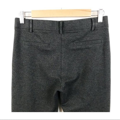 Betabrand Dress Pant Yoga Pants in Charcoal Size Medium Petite