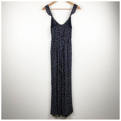 Saltwater Luxe Black Floral Jumpsuit Size XS