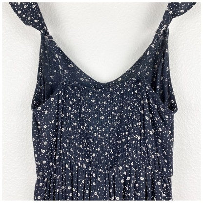 Saltwater Luxe Black Floral Jumpsuit Size XS