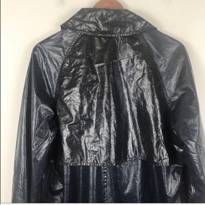 Free People Trinity High Shine Rain Coat Size XS
