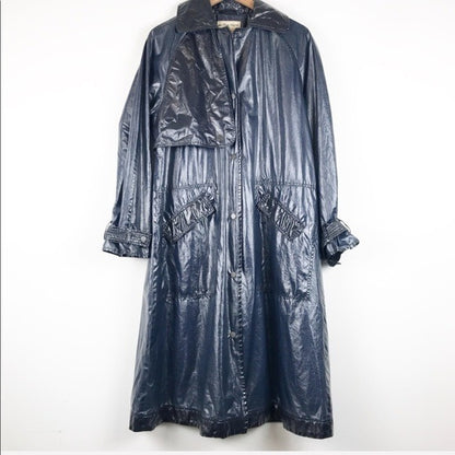 Free People Trinity High Shine Rain Coat Size XS