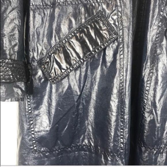 Free People Trinity High Shine Rain Coat Size XS