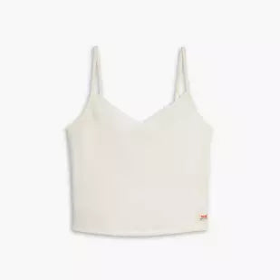 Levi's White Waffle Knit Tank
