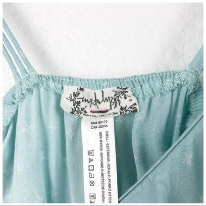 Free People Intimately One of These Days Romper in Sea-foam Size Small
