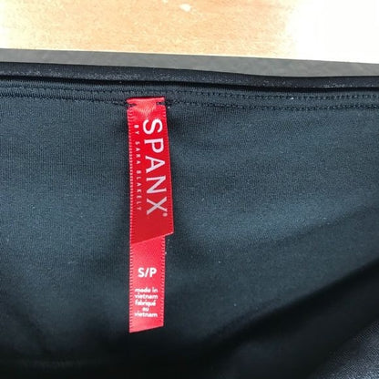 Spanx Faux Leather Black Leggings Size Small