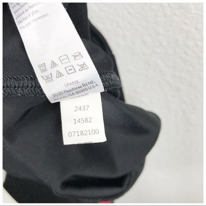 Spanx Faux Leather Black Leggings Size Small