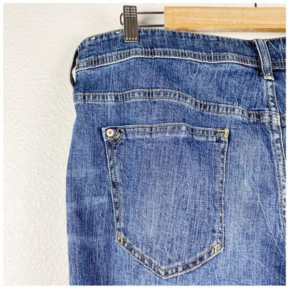 Anthropologie Pilcro Side Stripe Slim Boyfriend Jeans Size 32