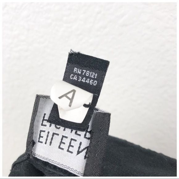 Eileen Fisher Black Cotton Pants Size 27/28 Petite