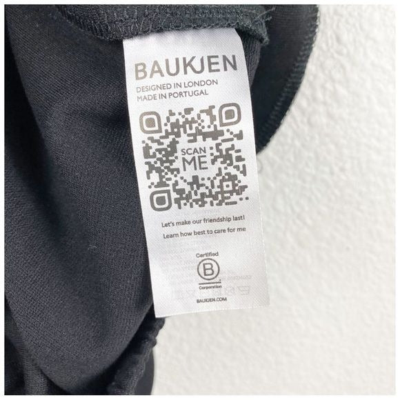 Baukjen Marian Trousers with Lenzing in Caviar Black Size 10