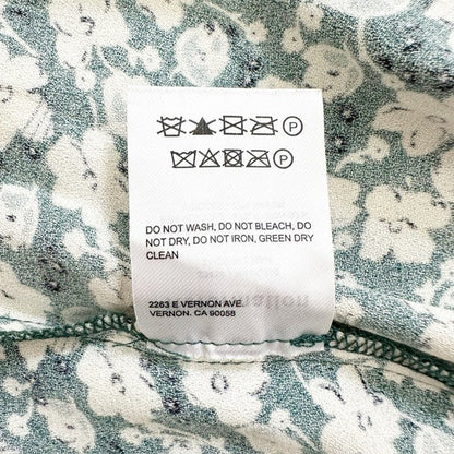 Reformation Marlowe Mini Dress in Cilantro Size Small