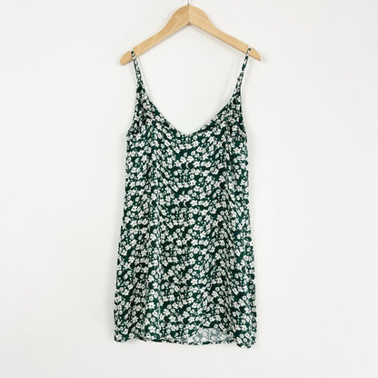 Reformation Marlowe Mini Dress in Cilantro Size Small