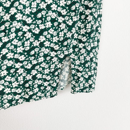 Reformation Marlowe Mini Dress in Cilantro Size Small